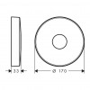 Axor - Predlžovacia rozeta okrúhla 1 otvor, kartáčovaný nikel 14960820