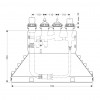 Axor - Základné teleso pre štvorotvorovú termostatickú batériu na okraj vane, 15482180