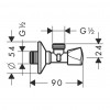 Axor - Rohový ventil E, G 1/2, chróm 51309000
