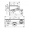 Hansgrohe ShowerTablet Select – termostatická vaňová batéria,chróm 13151000