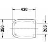 Duravit D-Code - SET Závesné WC + sedátko, biela 45351900A1
