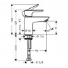 Hansgrohe Talis E - Stojánkový ventil 80 pre studenú vodu, chróm 71706000