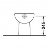 Duravit D-Code - Stojace WC, 530x350 mm, biela 21100100002