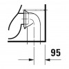 Duravit D-Neo - Stojace WC Duravit Rimless® s HygieneGlaze 580x370 mm, biela 2003092000