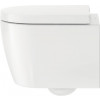 Duravit ME by Starck - Závesné WC Compact, Rimless, biela 2530090000