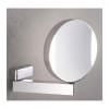 Emco Cosmetic mirrors Prime - Kozmetické zrkadlo nástenné s LED osvetlením so skrytým káblom, 3 a 7 násobné zväčšovanie, chróm 109506017