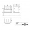Villeroy & Boch AVENTO : spodná skrinka 580x514x452mm, 2 výsuvné diely, Arizona Oak, A88900VH