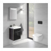 Villeroy & Boch ViConnect : M200 ovládacie tlačidlo k WC, Glass Glossy Black, 922400RB