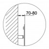 Cordivari Sfere - Okrúhly radiátor, 1kus, priemer 496 mm, biela lesklá 3540806100211 R01