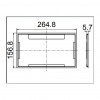 Villeroy & Boch ViConnect : Dištančný rámik pre montáž v jednej rovine, 922158LC