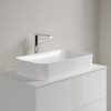 Villeroy & Boch Finion - Umývadlo na dosku, 600x350 mm, bez prepadu, alpská biela CeramicPlus 414361R1