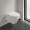 Villeroy & Boch ARCHITECTURA - WC misa bez okraju, závesný model, DirectFlush, 530x370x330 mm, biela Alpin CeramicPlus 4694R0R1