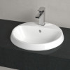 Villeroy & Boch Architectura - Zápustné umývadlo Ø 450 mm, s prepadom, alpská biela CeramicPlus 5A6545R1