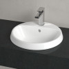 Villeroy & Boch Architectura - Zápustné umývadlo Ø 450 mm, bez prepadu, alpská biela 5A654601