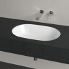 Villeroy & Boch ARCHITECTURA - Zápustné umývadlo 570x375 mm, bez prepadu, biela Alpin CeramicPlus 5A7661R1