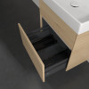 Villeroy & Boch Collaro - Umývadlová skrinka závesná, 2 zásuvky, Nordic Oak C00800VJ