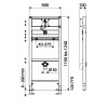 SCHELL - Montážny modul na pisoár MONTUS COMPACT II, 030750099