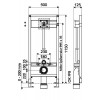 SCHELL - WC podomietkový modul MONTUS COMPACT II, 030760099