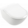 Villeroy & Boch Subway 2.0 - WC sedátko s poklopom SlimSeat, QuickRelease, Softclosing, alpská biela 9M78S101