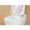Villeroy & Boch ViClean-I 100 : sprchové WC, WC misa bez splachovacieho kruhu s bidetovým sedátkom, biela alpin CeramicPlus, V0E100R1