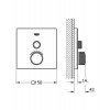 GROHE Grohtherm SmartControl - Termostat pod omietku s jedným ventilom, mesačná biela 29153LS0