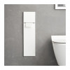 Emco Asis - WC modul vstavaný, 600x150mm, pánty vľavo, matná biela 975551302