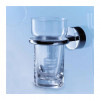 Emco Rondo 2 - Držiak so skleneným pohárom, číre sklo 452000100