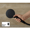 Hansgrohe Vernis Blend - Showerpipe 240 1jet s termostatom, čierna matná 26426670
