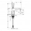 Axor Citterio E - stojankový ventil, chróm 36105000