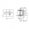 Ideal Standard CeraTherm - Vaňová batéria termostatická pod omietku, diel 2, Chróm, A5620AA