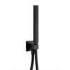 HG SET Ecostat Black - Sprchový systém pod omietku, Ecostat Square, termostatická batéria - kompletná sada, čierna matná