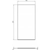 Ideal Standard i.life - Prechodná stena bez profilov 100 cm, lesklý chróm T4875EO