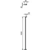 Ideal Standard i.life - Upevňovacie rameno pod uhlom 100 cm, lesklý chróm T4890EO