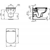 Ideal Standard i.life A - WC sedátko s poklopom Soft Close, biela T453101