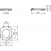 Ideal Standard Eurovit - WC sedátko bez poklopu, biela S406601