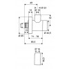Schell Classic - Rohový regulačný ventil, chróm 051720699