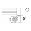Cordivari Kelly 5010 DX Electric - Radiátor s ECO termostatom 864x500 mm, biela 3581726100171