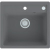 Vima 901- Granitový drez, bez odkvapávacej plochy, 530x500x220mm, Sivá