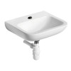 Vima - Umývadlo pre telesne postihnutých 400x365 mm, bez prepadu, biela 803