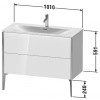 Duravit XViu - Skrinka pod umývadlo, stojaca, 2 zásuvky, 1010x480 mm, XV4303