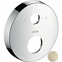 Axor - Predlžovacia rozeta okrúhla 2 otvory, 0-1-2, kartáčovaný nikel 14962820