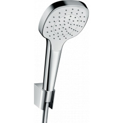 Hansgrohe Croma Select E - Súprava so sprchovým držiakom 1jet so sprchovou hadicou 125 cm, biela/chróm 26424400