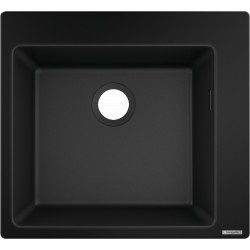 Hansgrohe - Vstavaný drez 450, 540x490 mm, čierny grafit 43312170