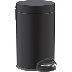 Hansgrohe AddStoris - Odpadkový kôš nášľapný, čierna matná 41775670