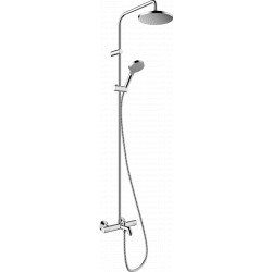 Hansgrohe Vernis Blend - Sprchový/vaňový systém, termostatický, hlavová sprcha + ručná sprcha, Chróm 26274000