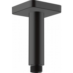 Hansgrohe Vernis Shape - Stropné rameno na hlavovú sprchu 100 mm, čierna matná 26406670