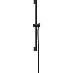 Hansgrohe Unica - Sprchová tyč Pulsify S 650 mm so sprchovou hadicou Isiflex 1600 mm, čierna matná 24400670