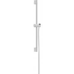 Hansgrohe Unica - Sprchová tyč Pulsify S 650 mm so sprchovou hadicou Isiflex 1600 mm, biela matná 24400700