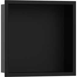 Hansgrohe XtraStoris Original - Výklenok do steny s rámom 300x300x100mm, čierna matná 56061670