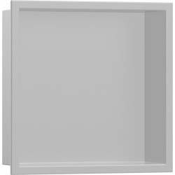 Hansgrohe XtraStoris - Výklenok do steny s rámom 300x300x70mm, betónová šedá 56093380